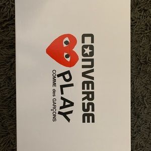 Comme des Garçons ‘Hot Pink’ Hightop converse